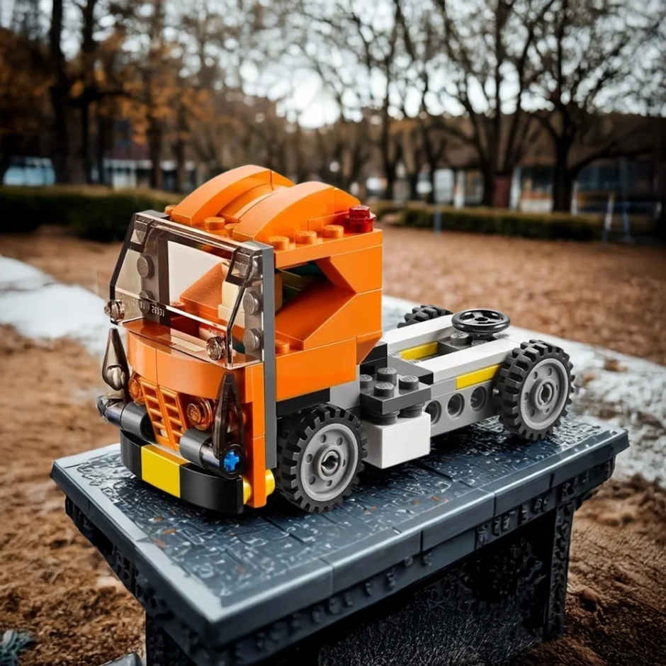 Fablue 3 in1 Sunset Speeder Architect Building Blocks Toy Set for Kids