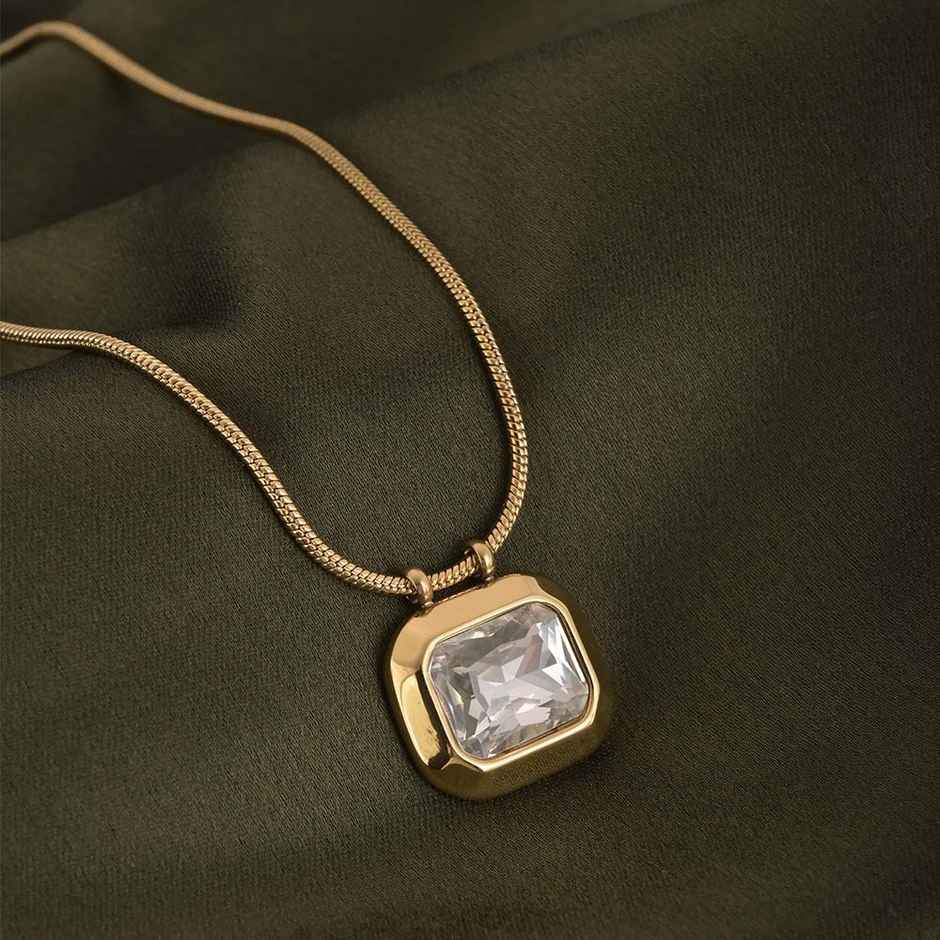 Palmonas Octagon Diamond Necklace