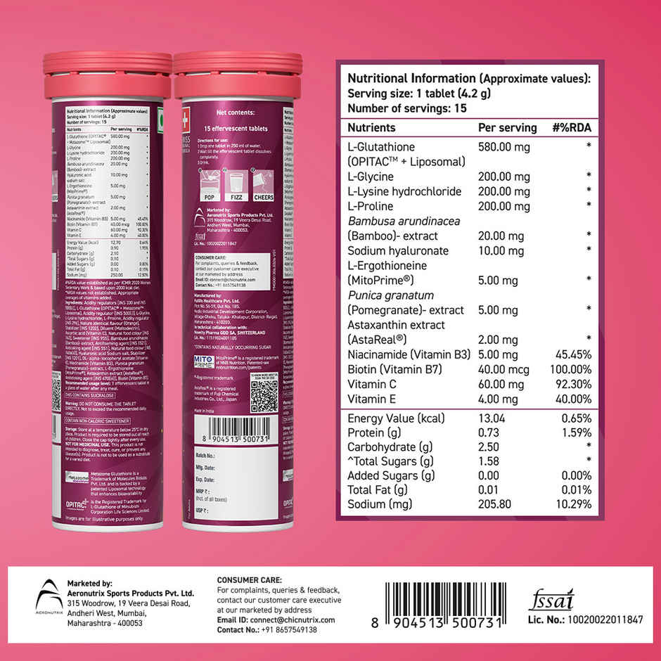 Chicnutrix Glow Advanced for Acne and Pigmentation Control