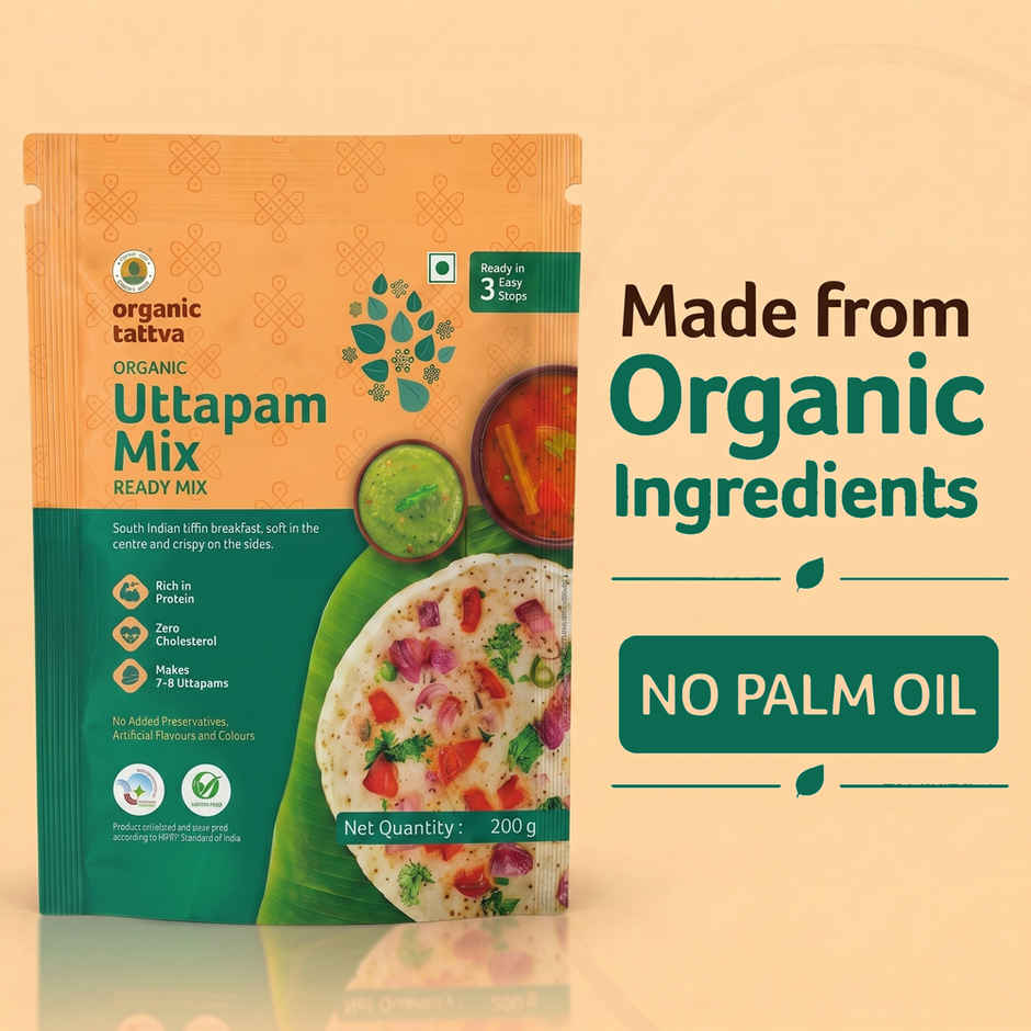 Organic Tattva Uttapam Ready Mix