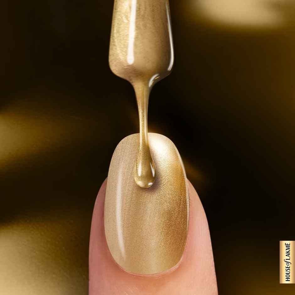 Lakme Ultimate Glam Chrome Nail - Copper
