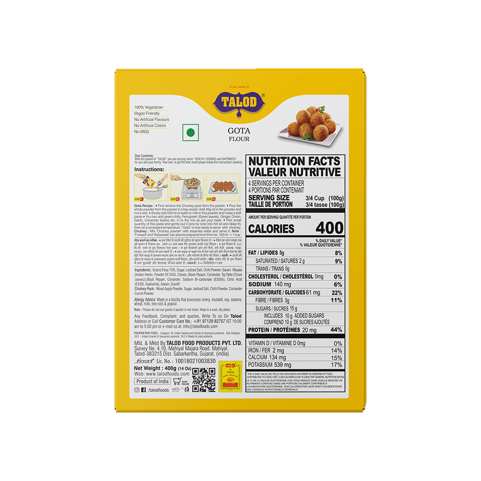 Talod Gota Flour - Healthy and Tasty