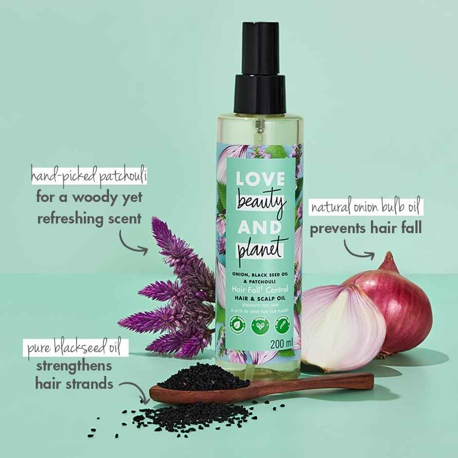 Love Beauty & Planet Onion Black Seed & Patchouli Hair Oil