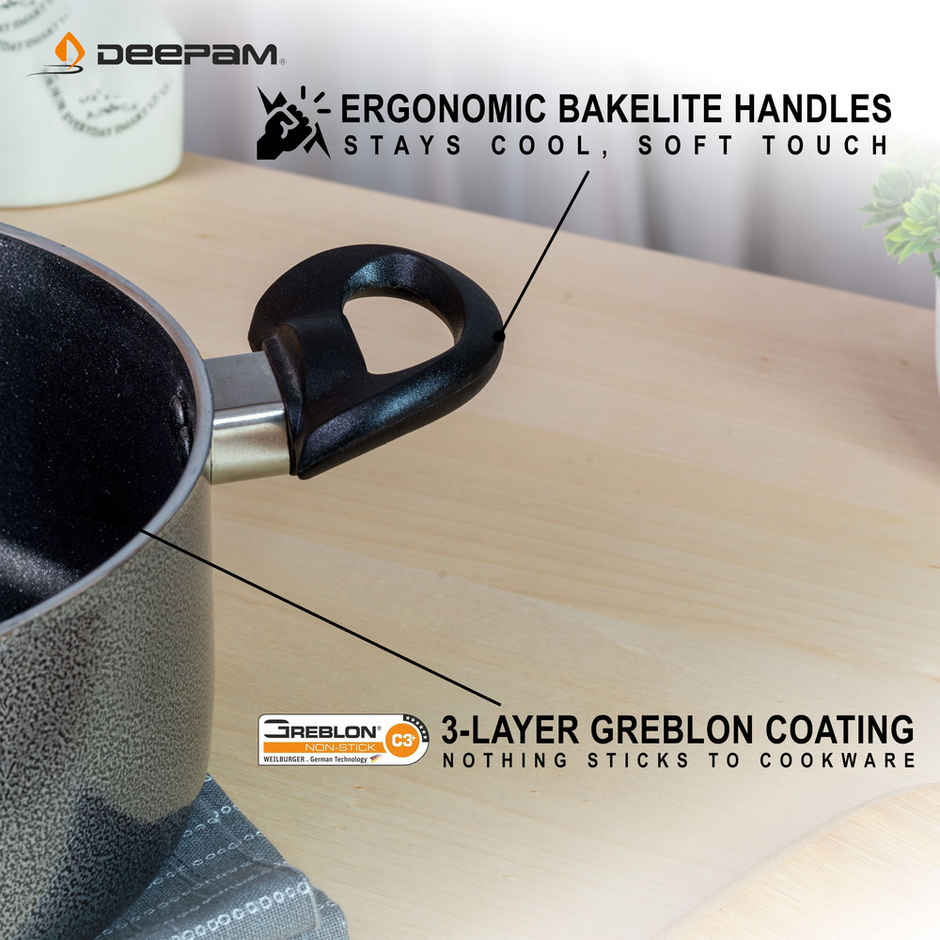 Deepam Deluxe Cook and Serve Biriyani Casserole/ Pot 235mm 2.5 Ltr