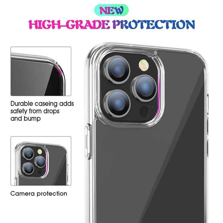 Ohonesty Clear Case, Shockproof Thin Cover for iPhone 15 Plus
