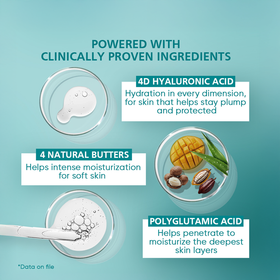 Venusia Max Intensive Moisturizing Cream with 4D Hyaluronic+Polyglutamic Acid | Dry to Very Dry Skin