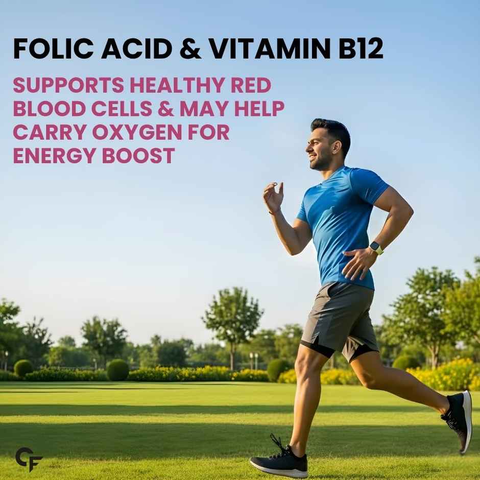 Carbamide Forte Vitamin B12 1500mcg with Vitamin D3 Supplement-60 Tablets