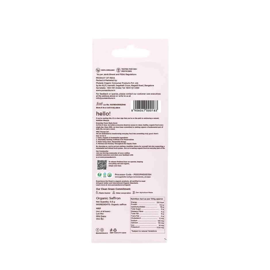 Phalada Pure & Sure Organic Saffron