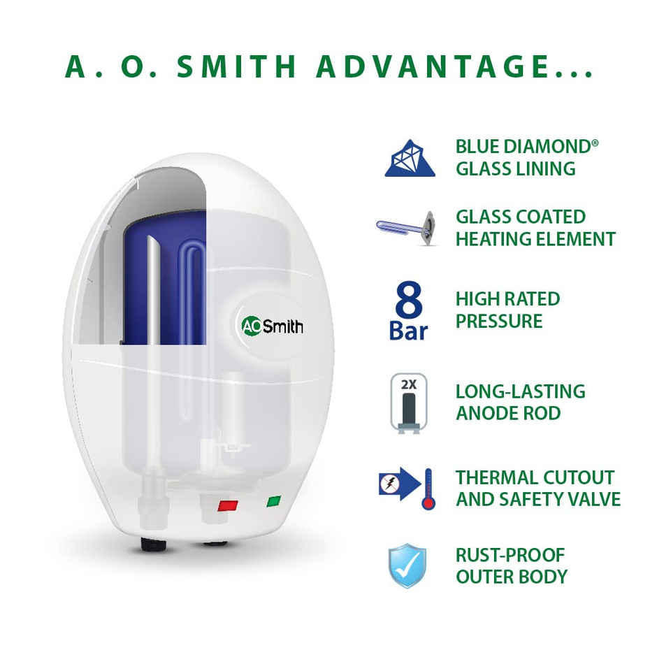 AO Smith 3 L Instant Water Geyser EWS-3L