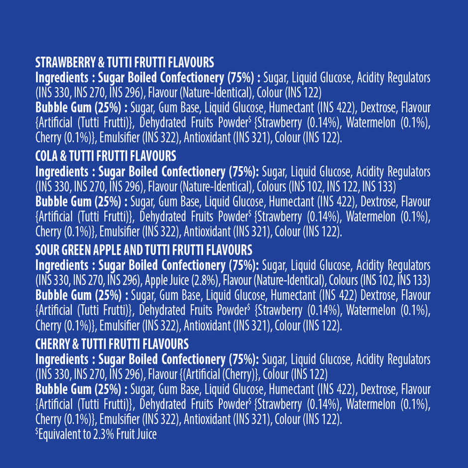 Chupa Chups Assorted Bubble Gum Filled Lollipop - Friends Pack