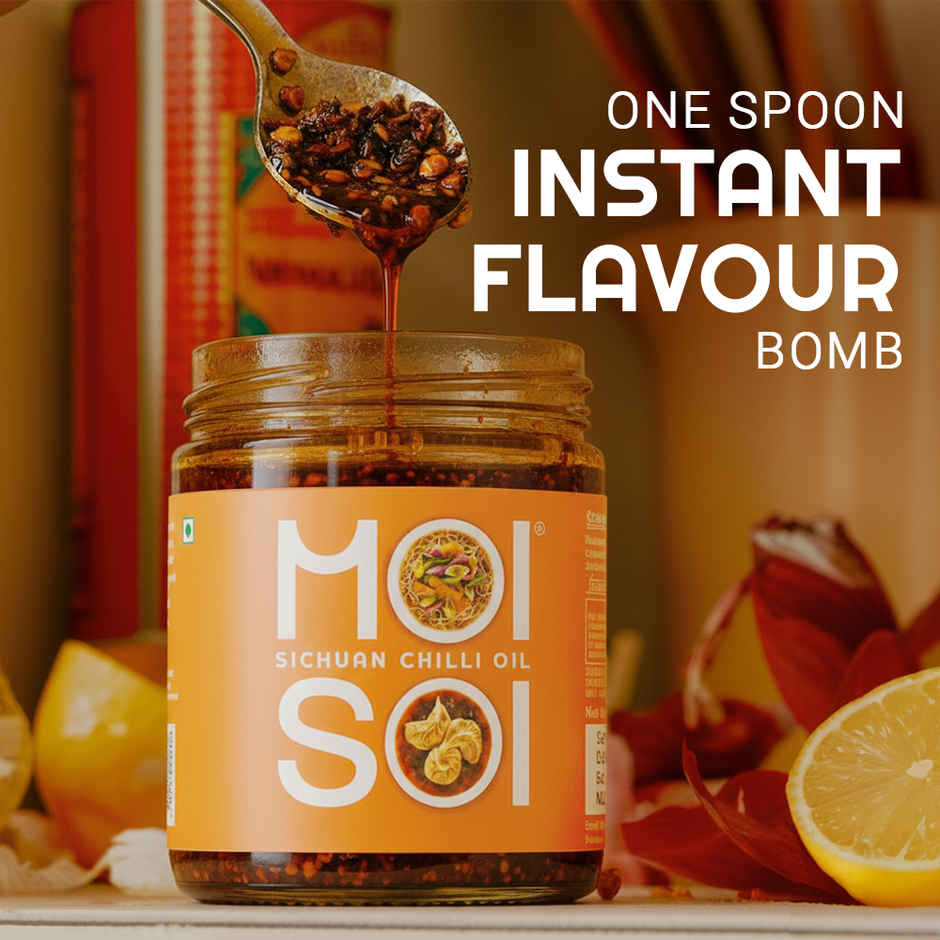 Moi Soi Sichuan Chilli Oil- For Stir Fry Marinade Spread & Dip
