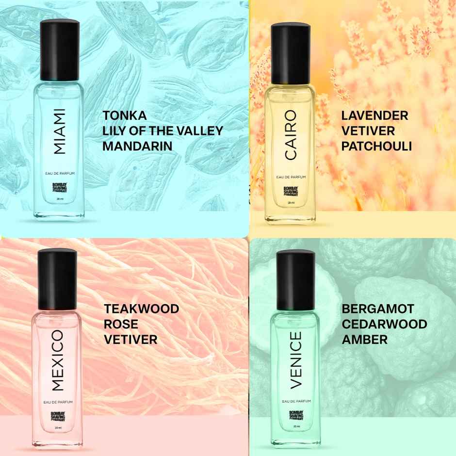 Bombay shaving Company Luxury Perfume Gift Kit for men Pack of 4