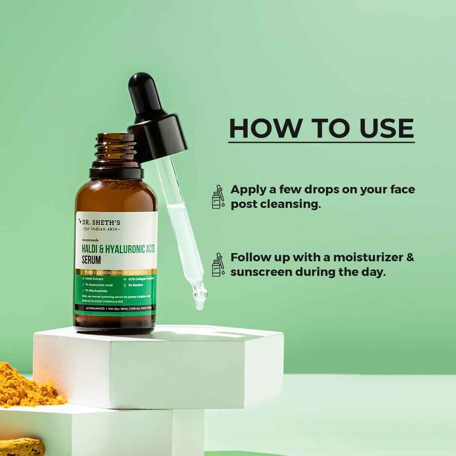 Dr. Sheth's Haldi & Hyaluronic Acid Serum