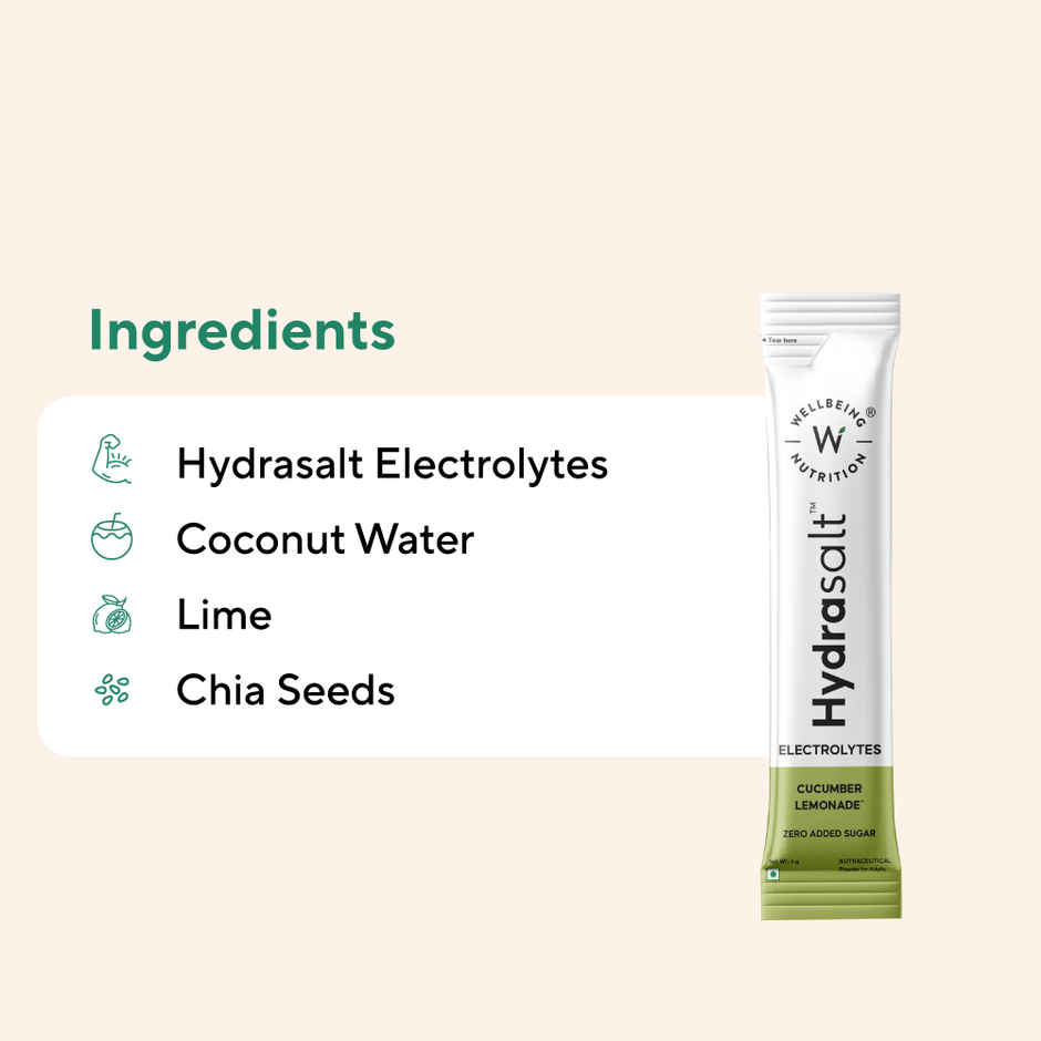 Cucumber Lemon Hydrasalt Cooler - Wellbeing