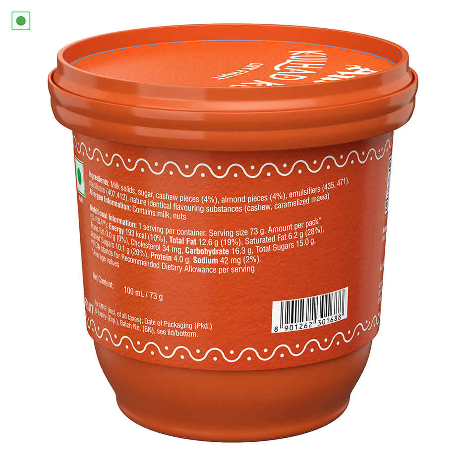 Amul Kulhad Kulfi Icecream