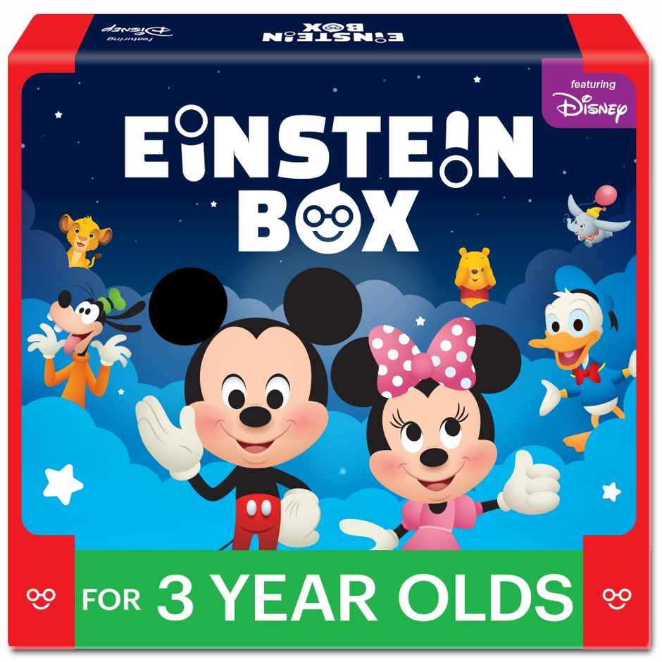 Einstein Box Featuring Disney For 3-Year Old Boys & Girls Educational Disney Toys/Gift