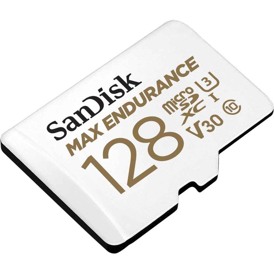 Sandisk 128Gb Max Endurance Microsdhc Card With Adapter For 4K Video