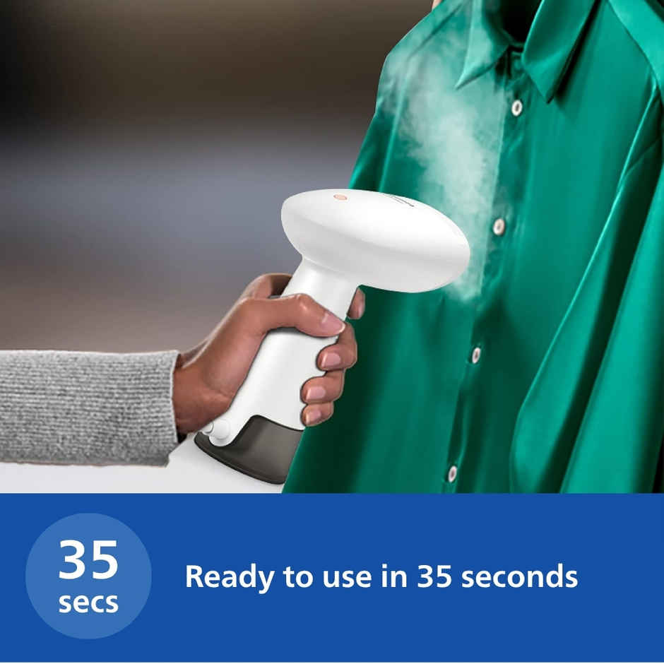 Philips Handheld Garment Steamer Sth1010/10 - Compact, Convenient Vertical Steaming, 900 Watt