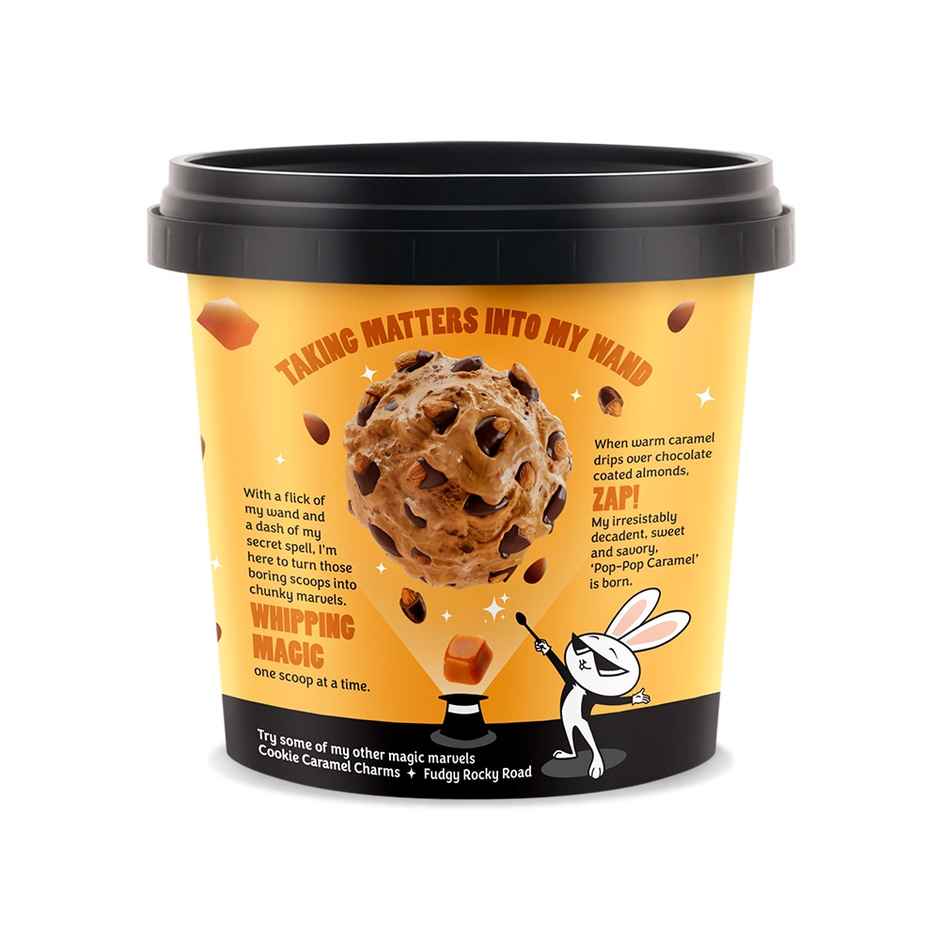 Call Me Chunky Pop Pop Caramel Ice Cream Cup