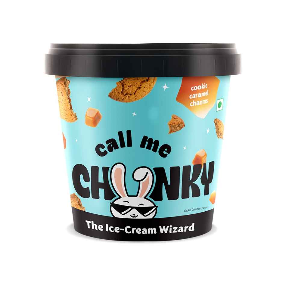 Call Me Chunky Cookie Caramel Charms Ice Cream Tub