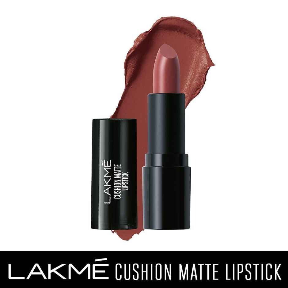 Lakme Forever Matte Lipstick, Made With French Rose Oil Extracts, Nude Toast