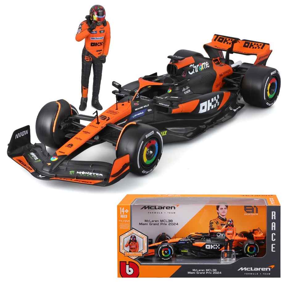 Bburago Licensed 1:24 Model F1 Mclaren MCL38 2004