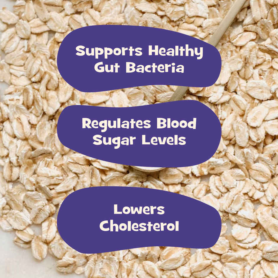 Nourish You Jumbo Rolled Oats - Gluten free , Breakfast Cereal