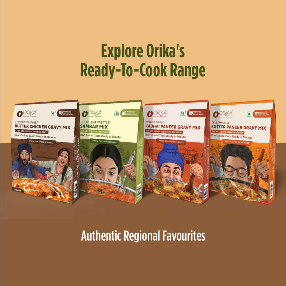 Orika Tangy Tamil Meal Sambar Mix | With Special Taste Maker Sachet