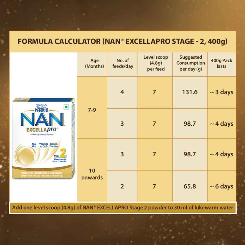 Nestle Nan Excellapro Stage 2 Follow-Up Formula 6+ Months Combo