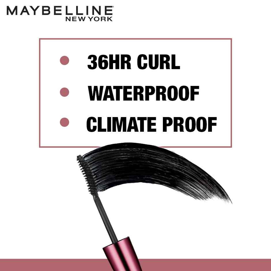 Maybelline New York Hypercurl Mascara Waterproof Black