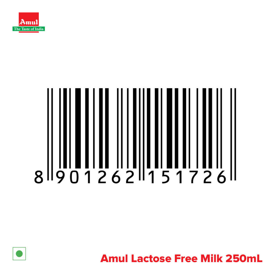 Amul Lactose Free Milk (Tetra Pack)