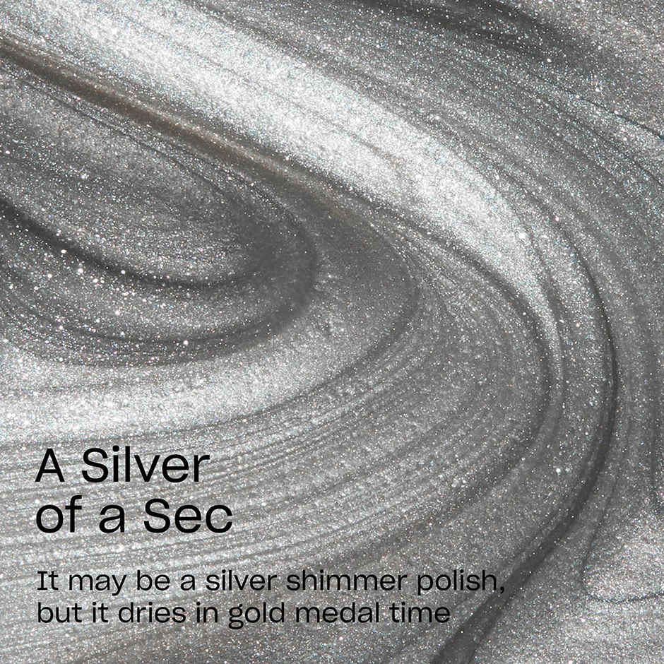 OPI Rapidry Nail Polish A Silver Of A Sec Quick Dry Smudge Proof