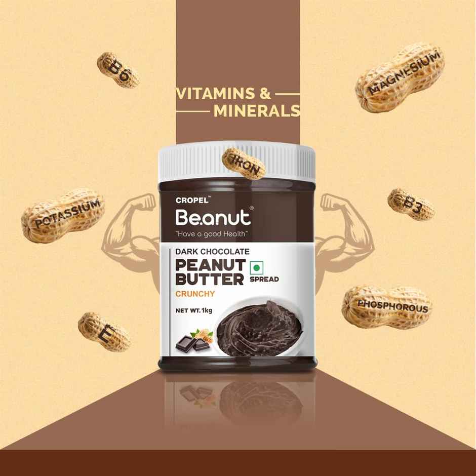 Be.anut Dark Chocolate Peanut Butter - Crunchy