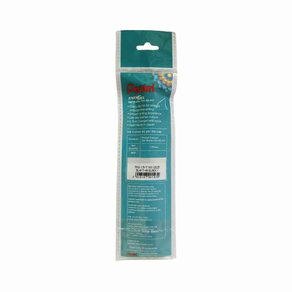 Pentel BL417 Energel Pouch Single Black Ink