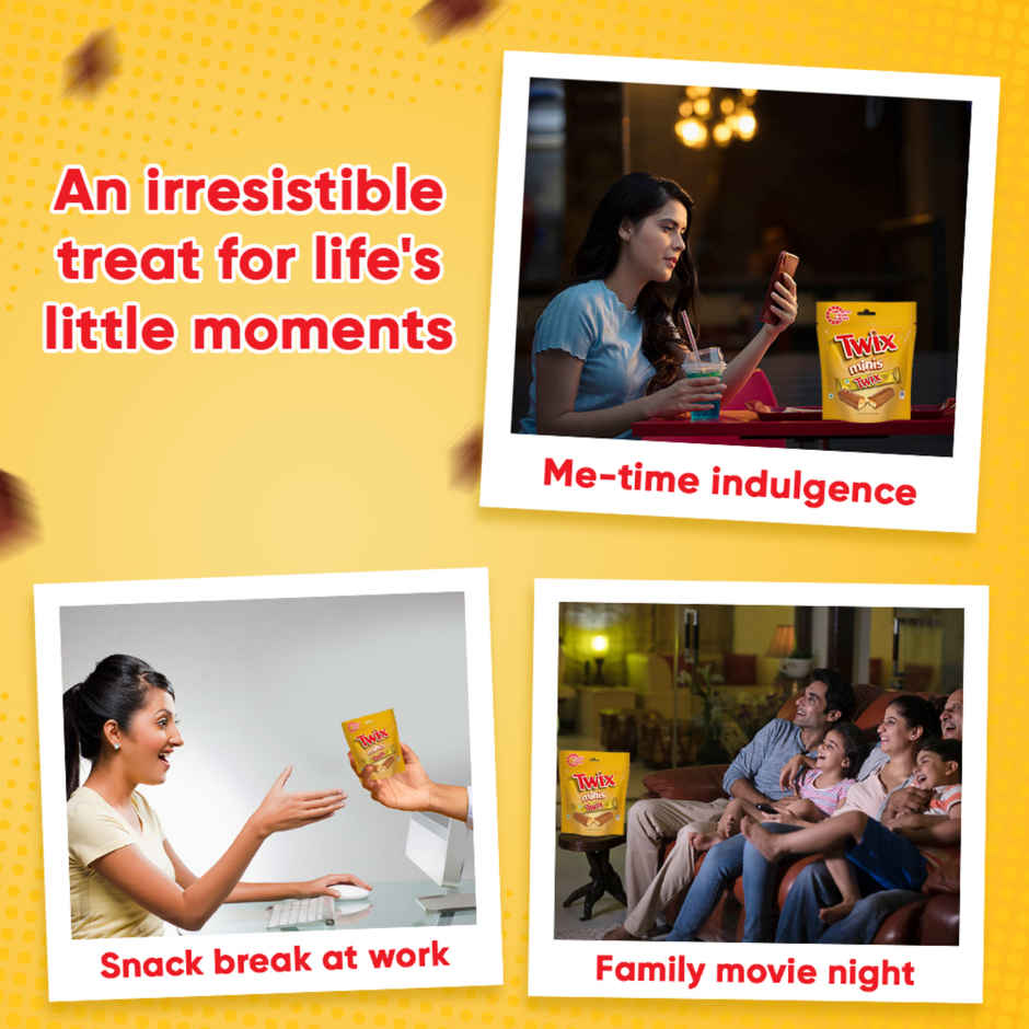 Twix Minis Cookie Caramel Chocolate Pack