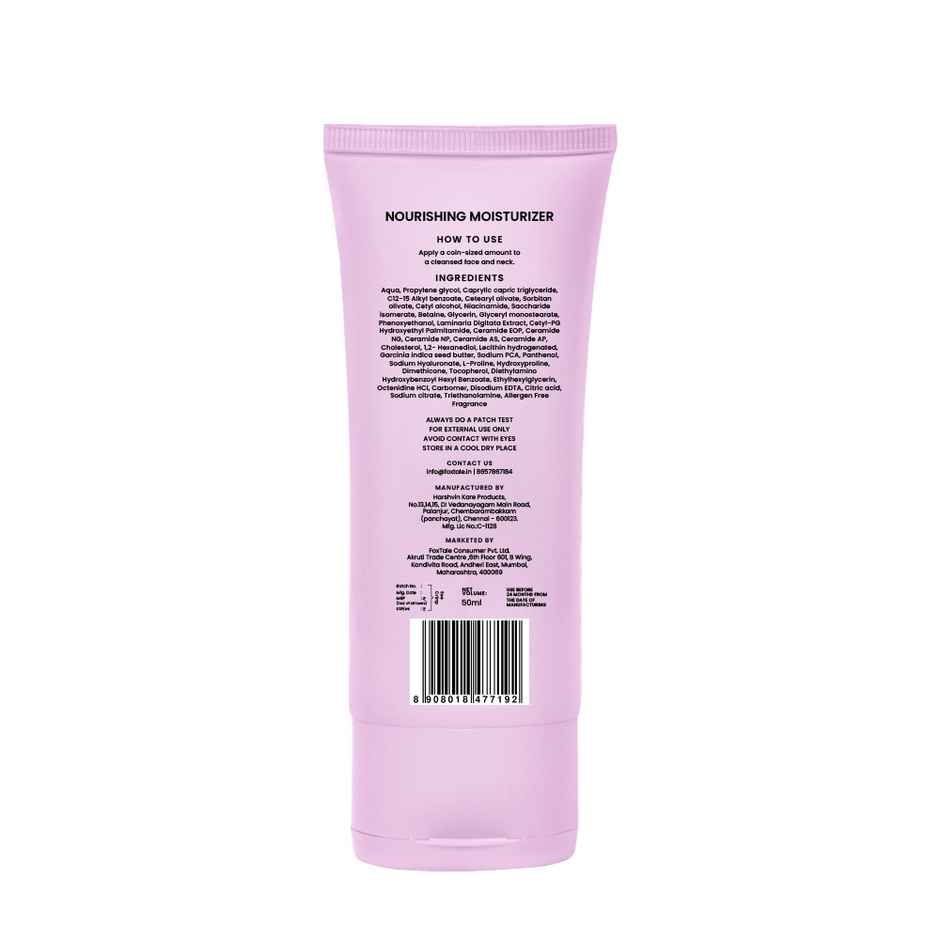Foxtale Nourishing Ceramide Moisturizer for Dry Skin, 120hr+ Hydration