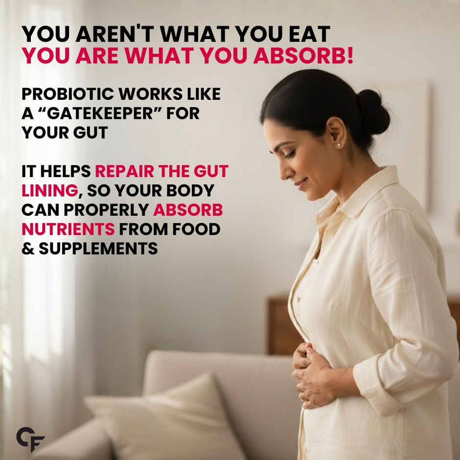 Carbamide Forte Probiotics Supplement 50 Billion CFU Gut Health Supplement with Probiotic Gutcleanse