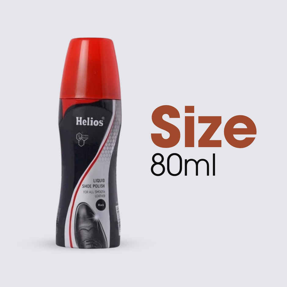 Helios Black Liquid Shoe Polish