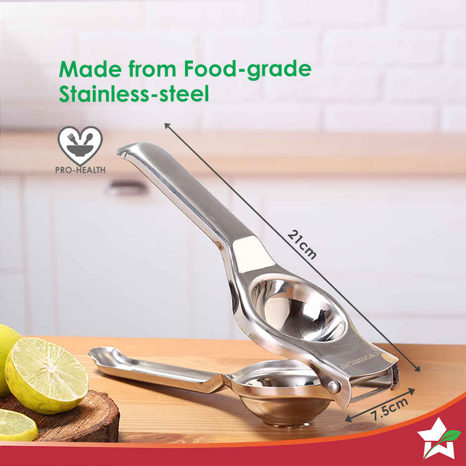 Wonderchef Ambrosia Lemon Squeezer | SS with Bottle Opener