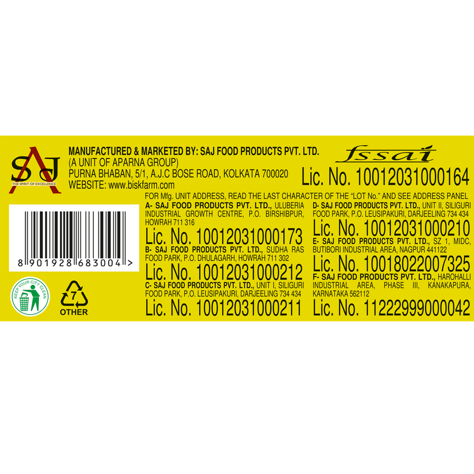 Biskfarm Marie Sugar Free