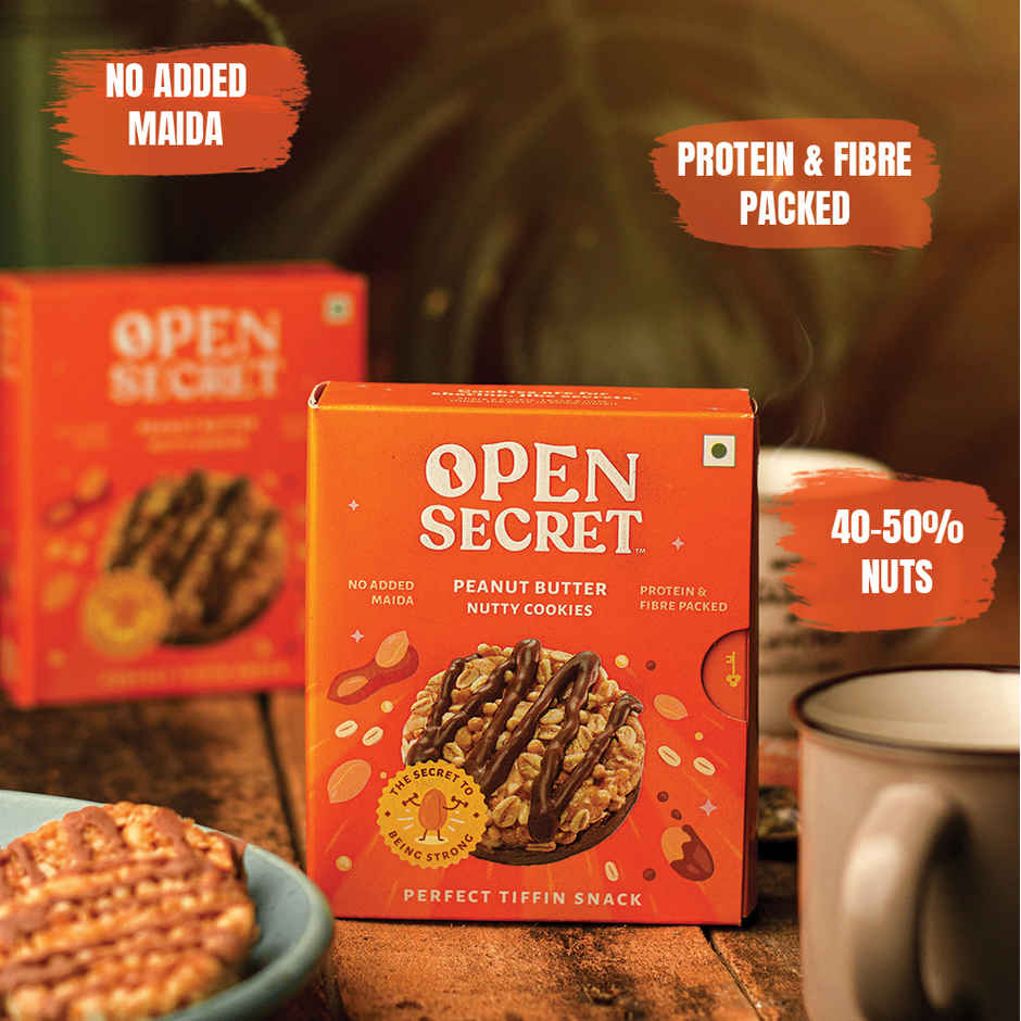 Open Secret Zero Maida Peanut Butter Protein Cookies