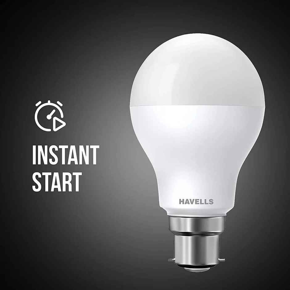 Havells 9W Led Bulb (Cool White), B22 Pack Of 1 Combo 
