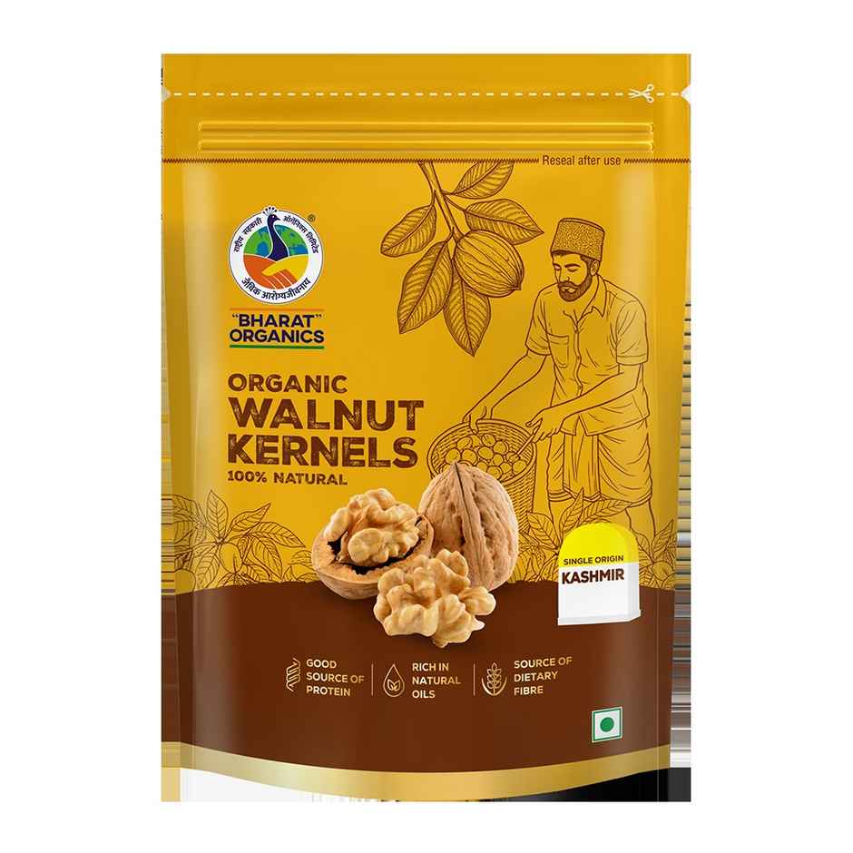 Bharat Organics Kashmiri Walnut Kernels