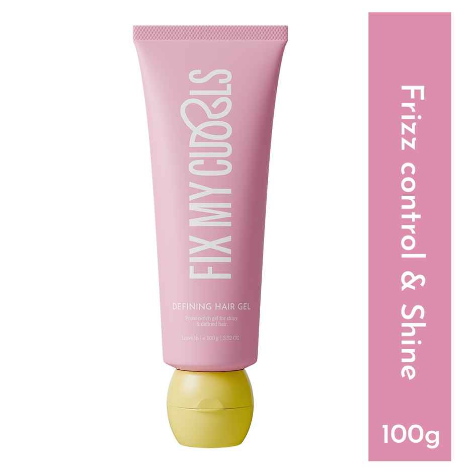 Fix My Curls Defining Hair Gel Enriched With Sunflower Oil & Keratin Strong Hold Curl Sculpting Gel