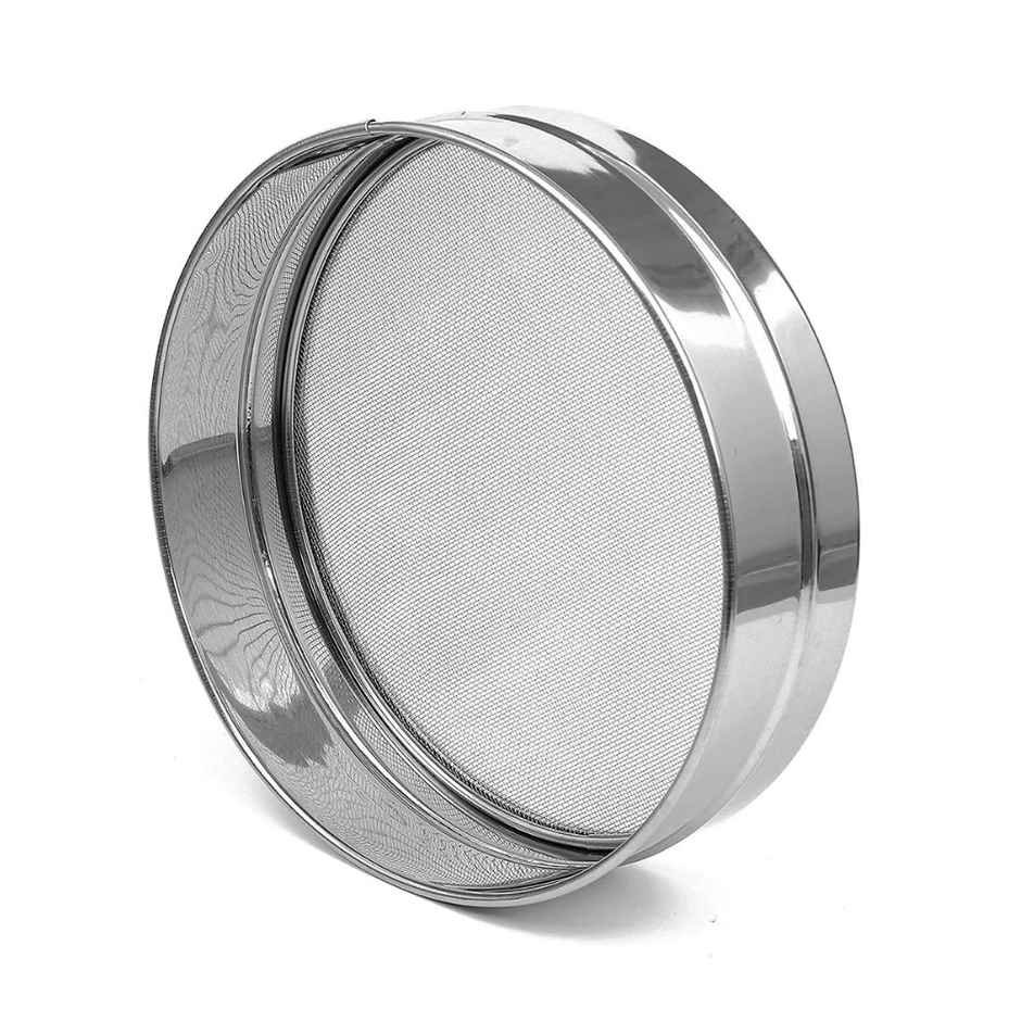 SE7EN Stainless Steel Atta Chalni - 7 Inch