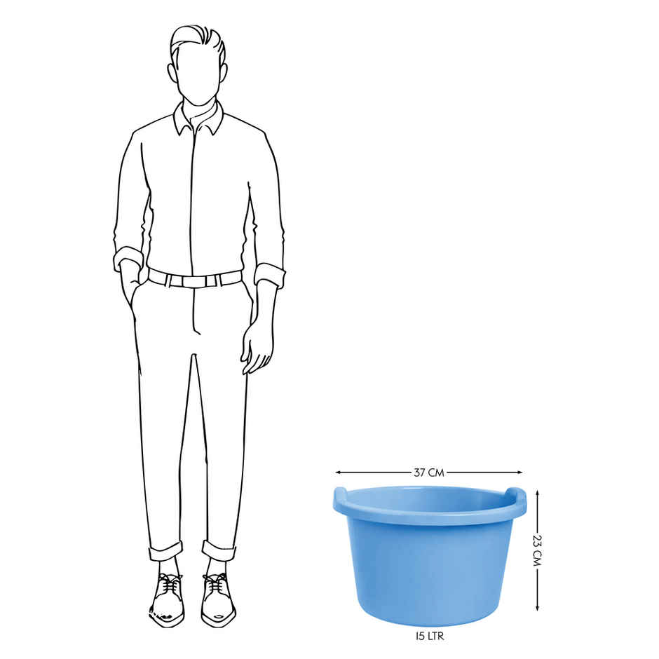 BAY6 Regent Tub 15 L - Blue