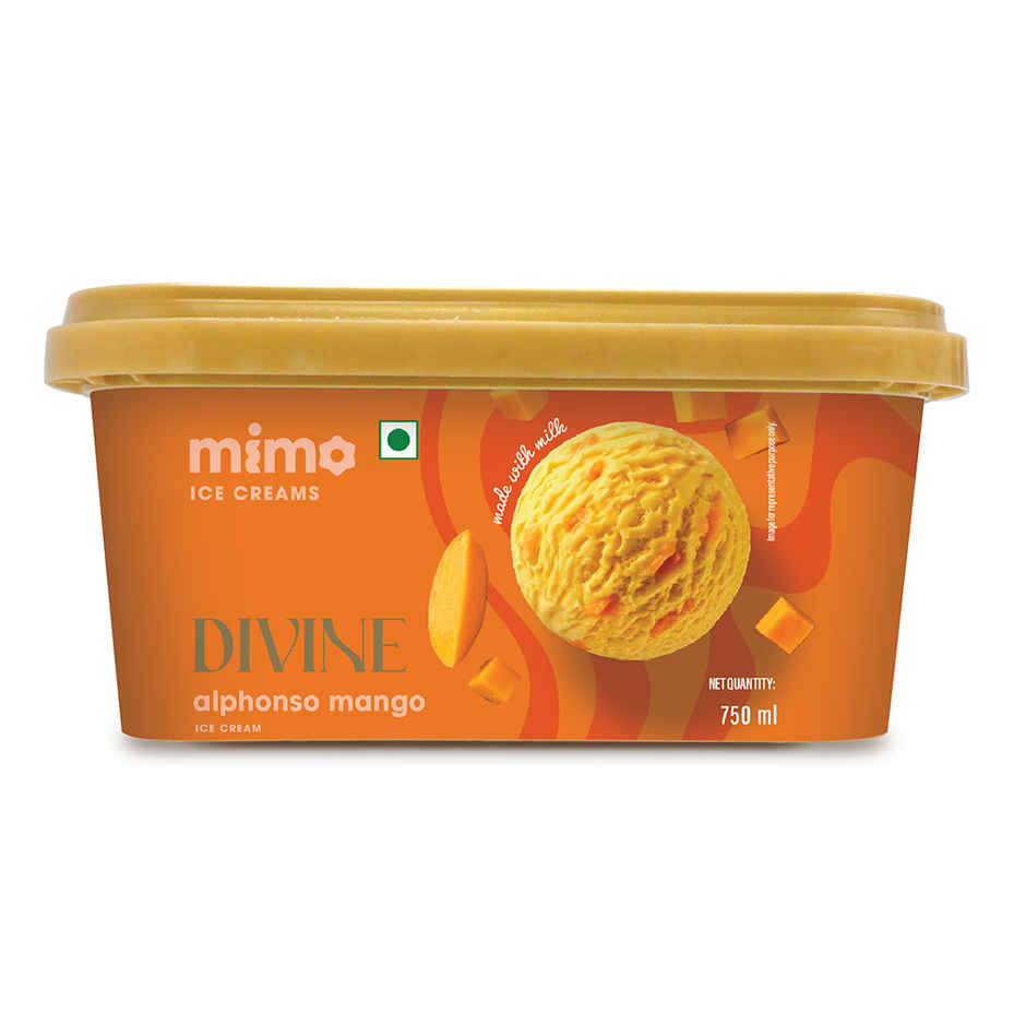 Mimo Alphonso Mango Divine Ice Cream Tub
