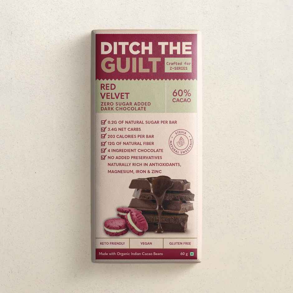 Ditch The Guilt Chocolate - Red Velvet