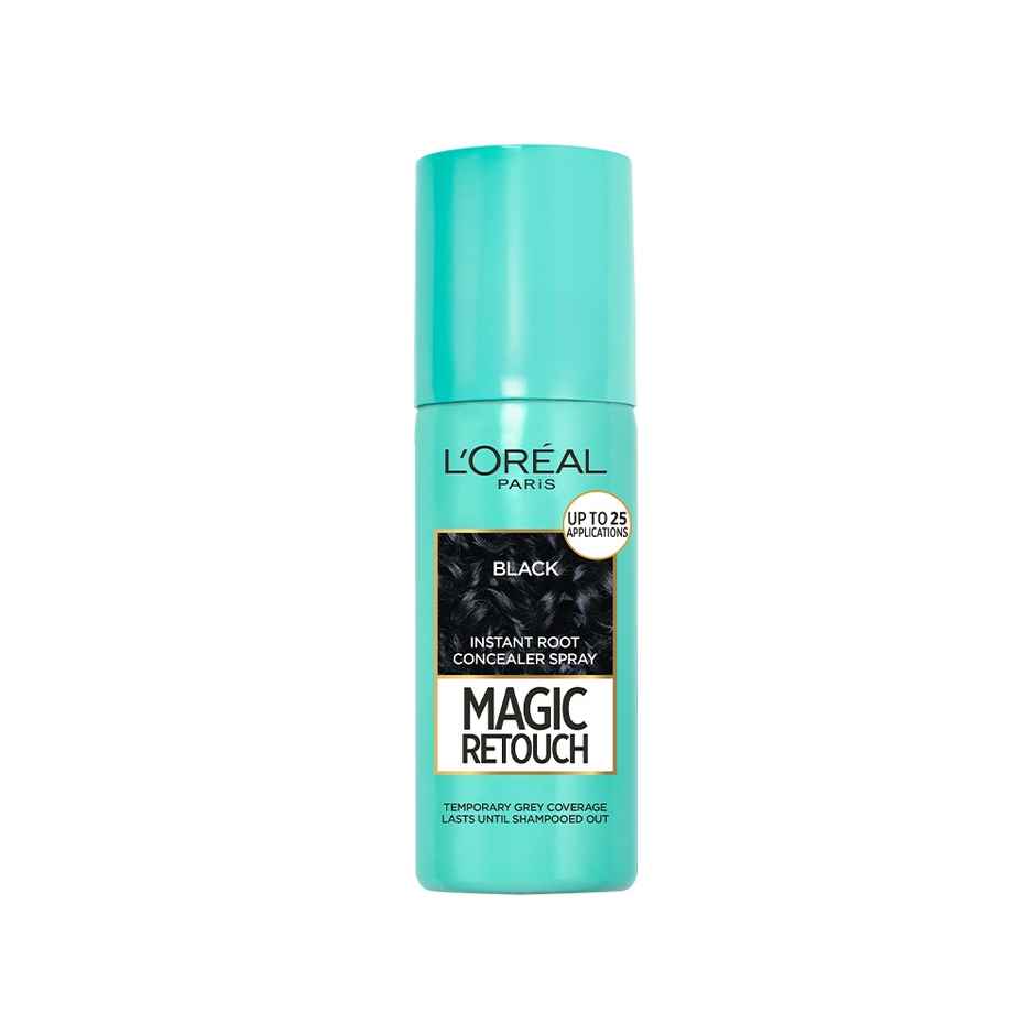 L'Oreal Paris Magic Retouch Root Touch Up Hair Colour Spray, 1 Black