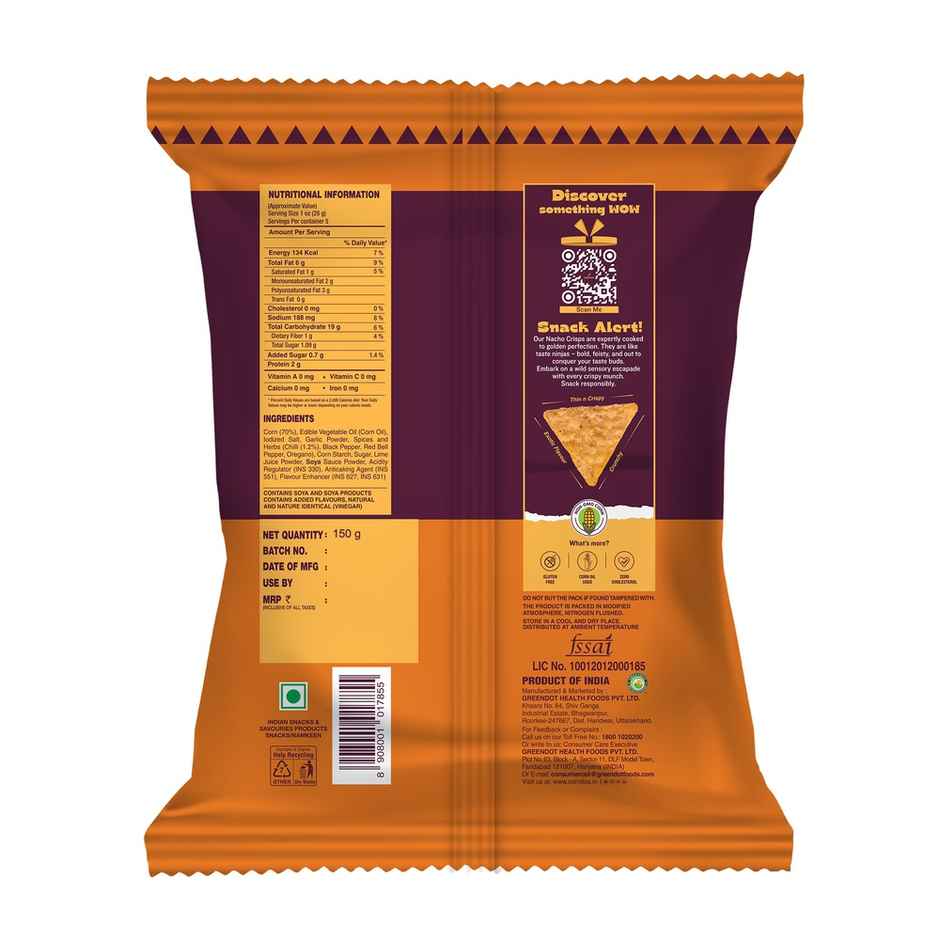 Cornitos Nachos Peri Peri Snack